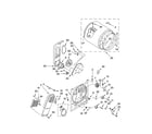 Kenmore 11066832501 bulkhead parts, optional parts (not included) diagram