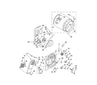 Kenmore 11066842501 bulkhead parts, optional parts (not included) diagram