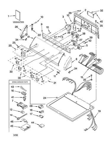 Top and console parts