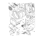 Kenmore Elite 11085866401 bulkhead parts diagram