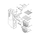 Kenmore 10656383500 freezer liner parts diagram