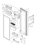 Refrigerator door parts