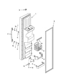 Freezer door parts