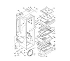 Kenmore 10656733600 refrigerator liner parts diagram