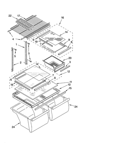 Shelf parts