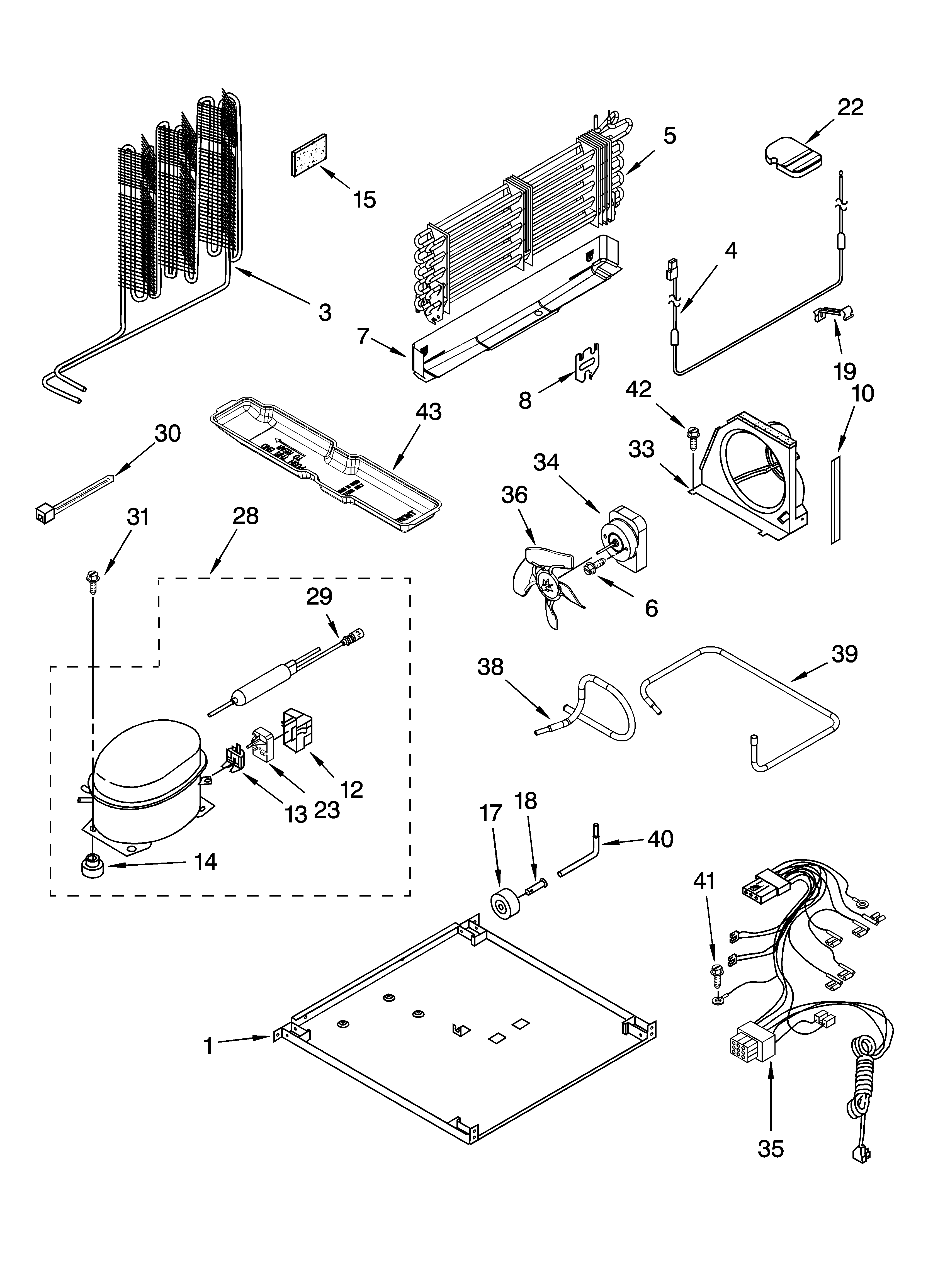 Unit parts, optional parts (not included)