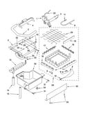 Evaporator ice cutter grid and water parts