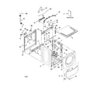 Kenmore 11047542600 top and cabinet parts diagram