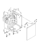Washer cabinet parts