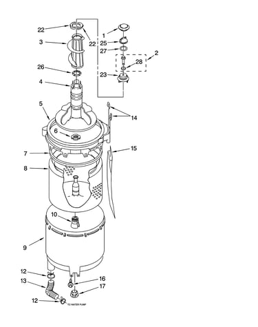 Tub and basket parts