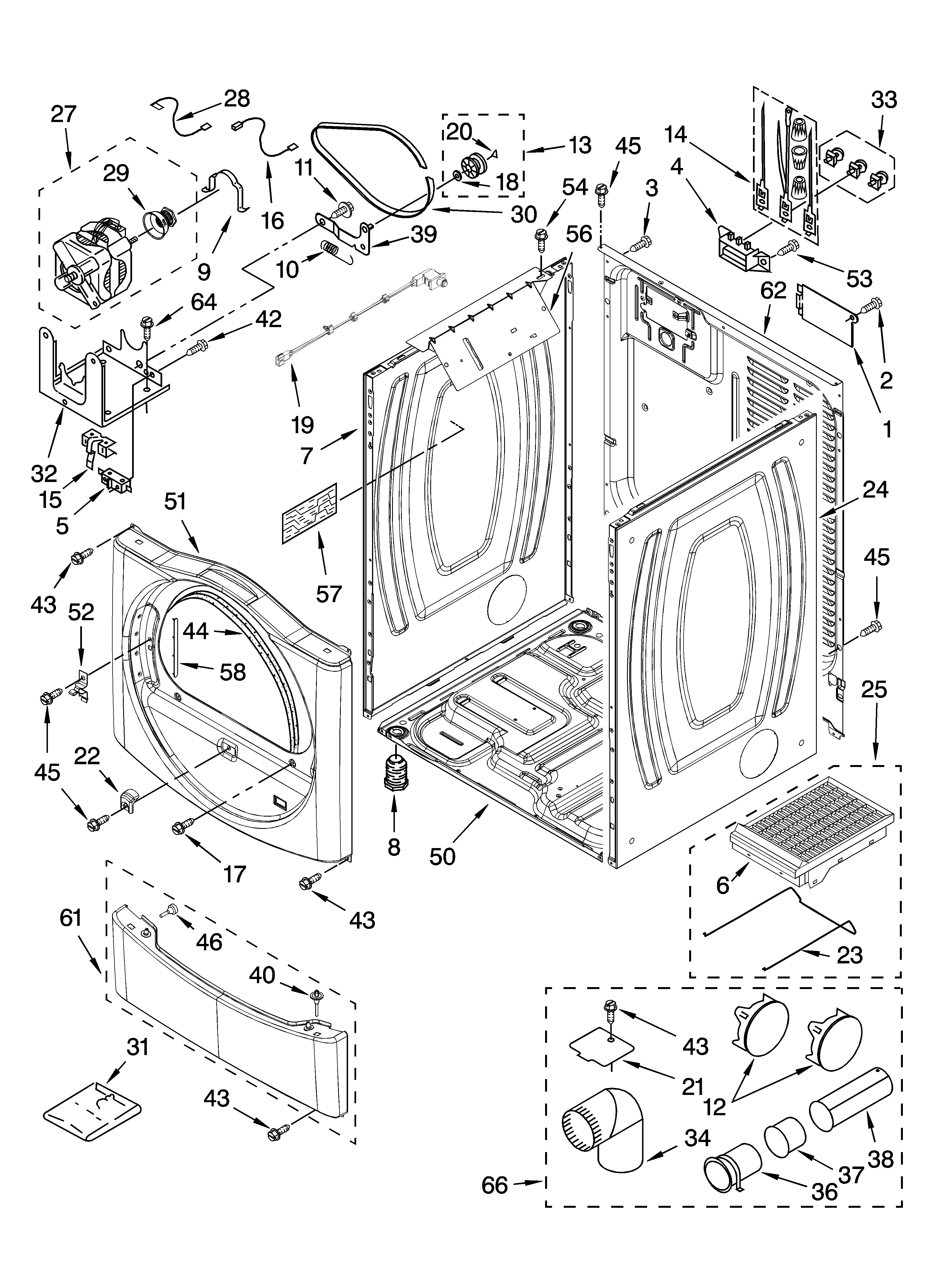 Cabinet parts