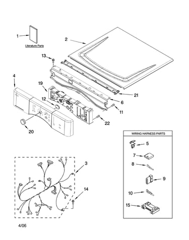 Top and console parts