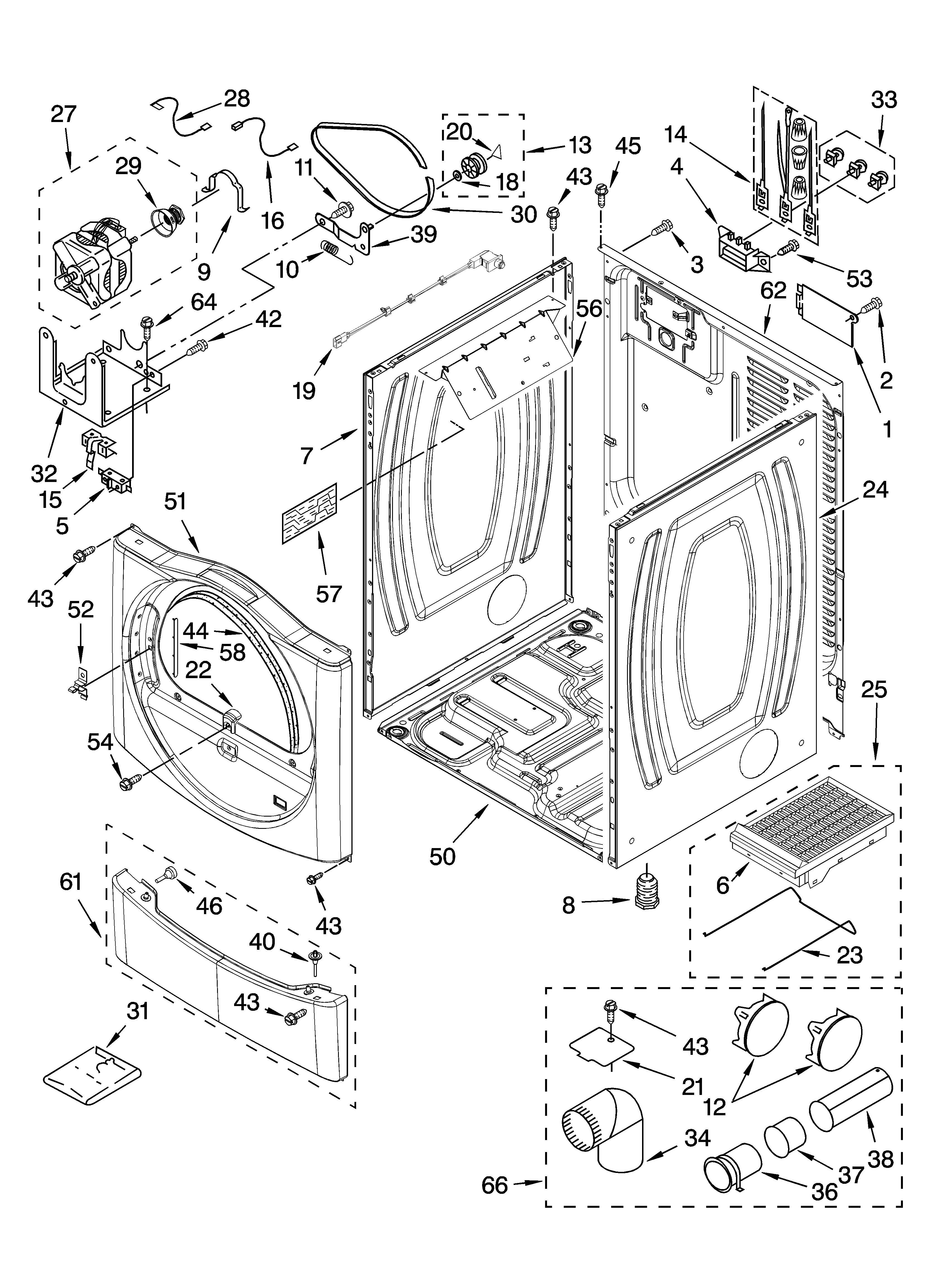 Cabinet parts