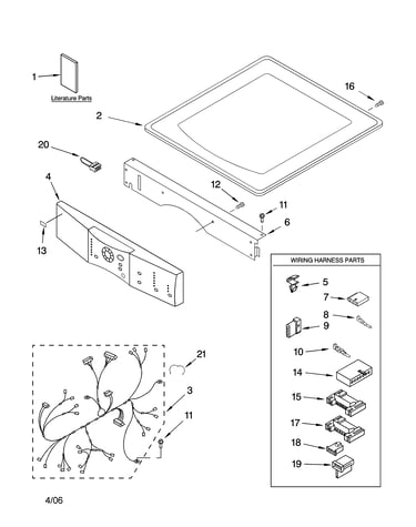 Top and console parts