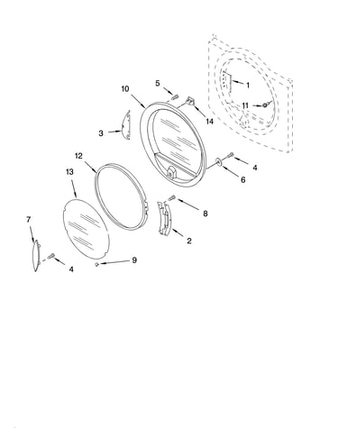 Door parts, optional parts (not included)
