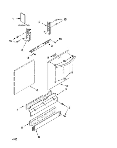 Door and panel parts