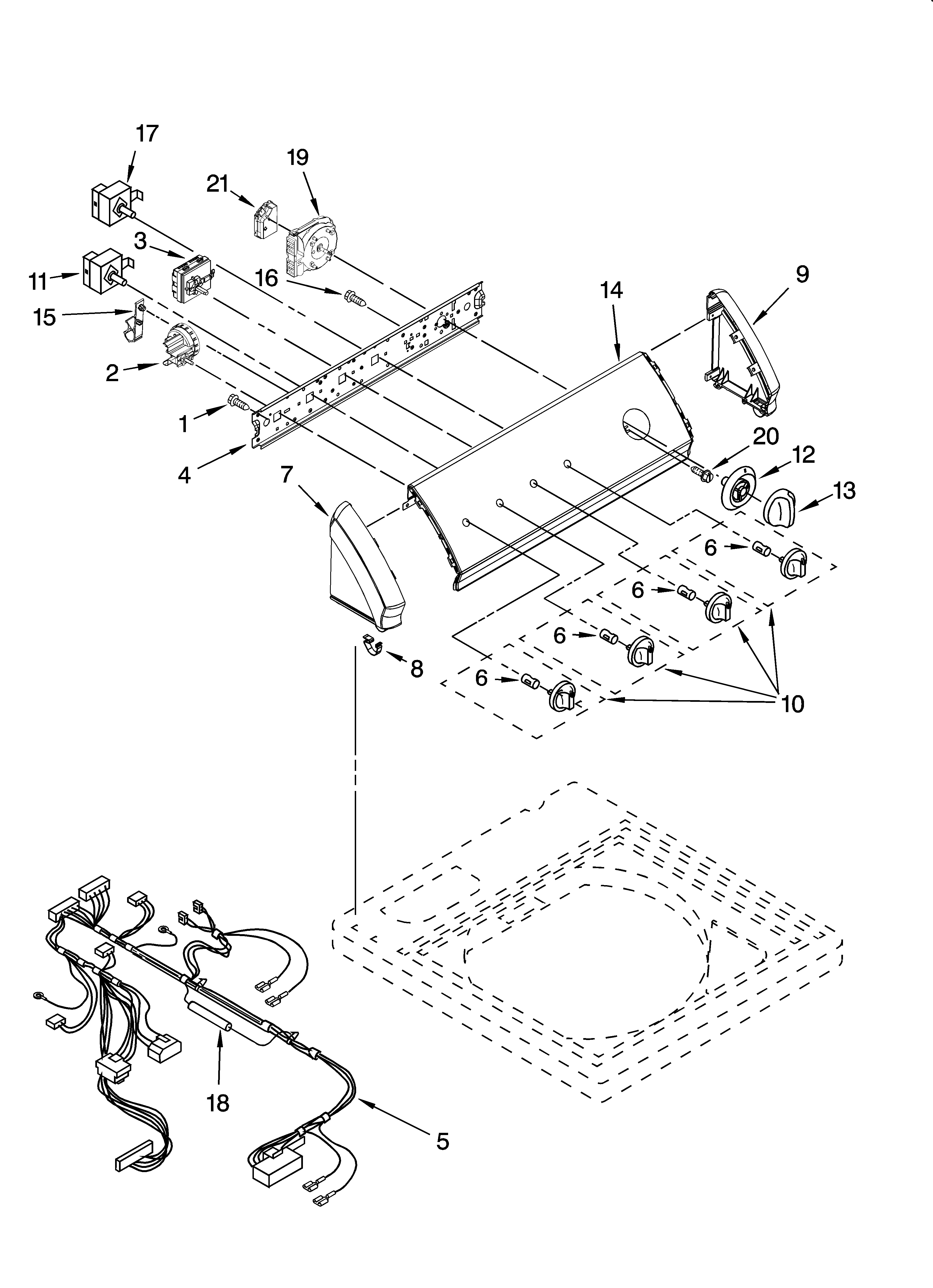 Control panel parts