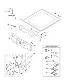 Top and console parts