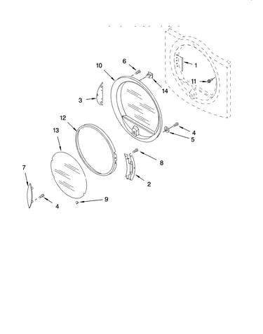 Door parts, optional parts (not included)