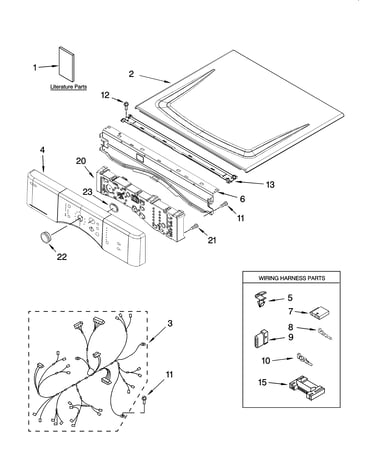 Top and console parts