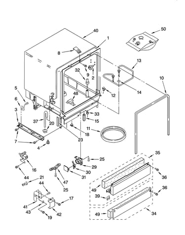 Tub assembly parts