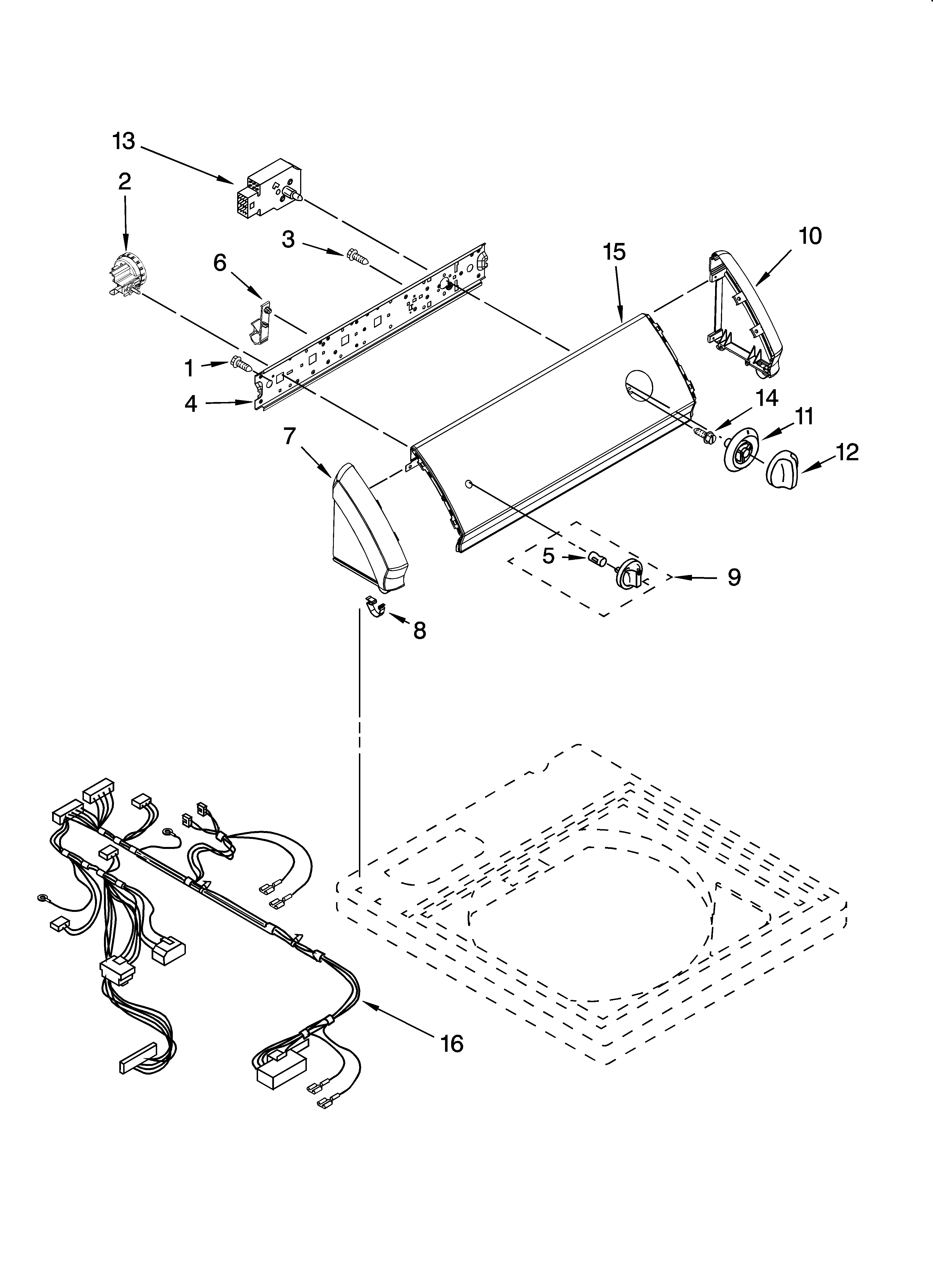 Control panel parts