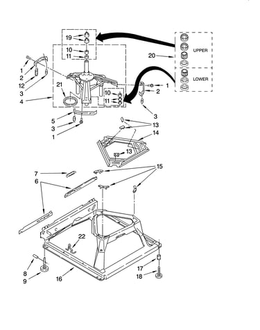 Machine base parts