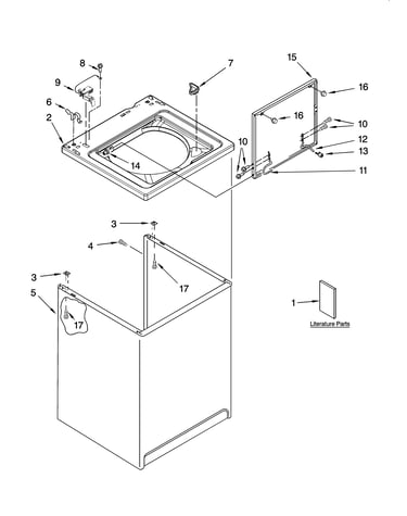 Top and cabinet parts