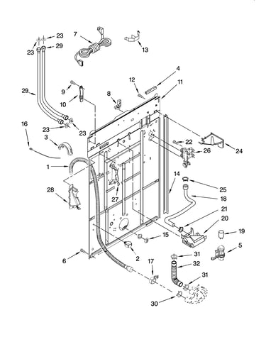 Rear panel parts