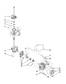 Brake, clutch, gearcase, motor and pump parts