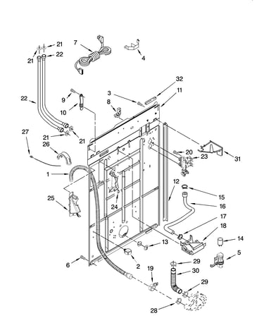 Rear panel parts