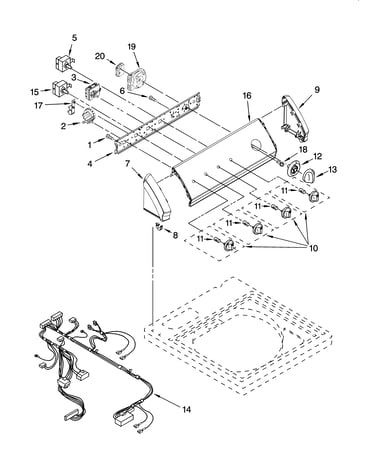 Control panel parts