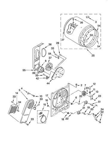 Bulkhead parts, optional parts (not included)