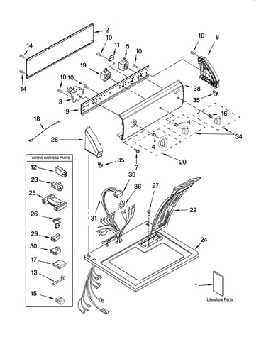 Top and console parts