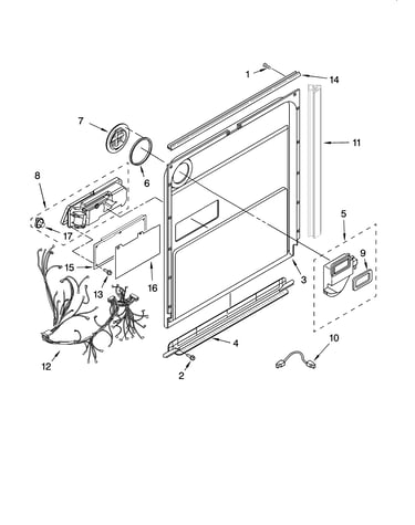 Door and latch parts