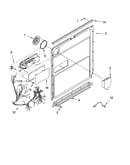 Door and latch parts