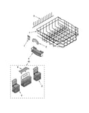 Lower rack parts, optional parts (not included)