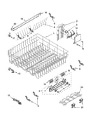 Upper rack and track parts