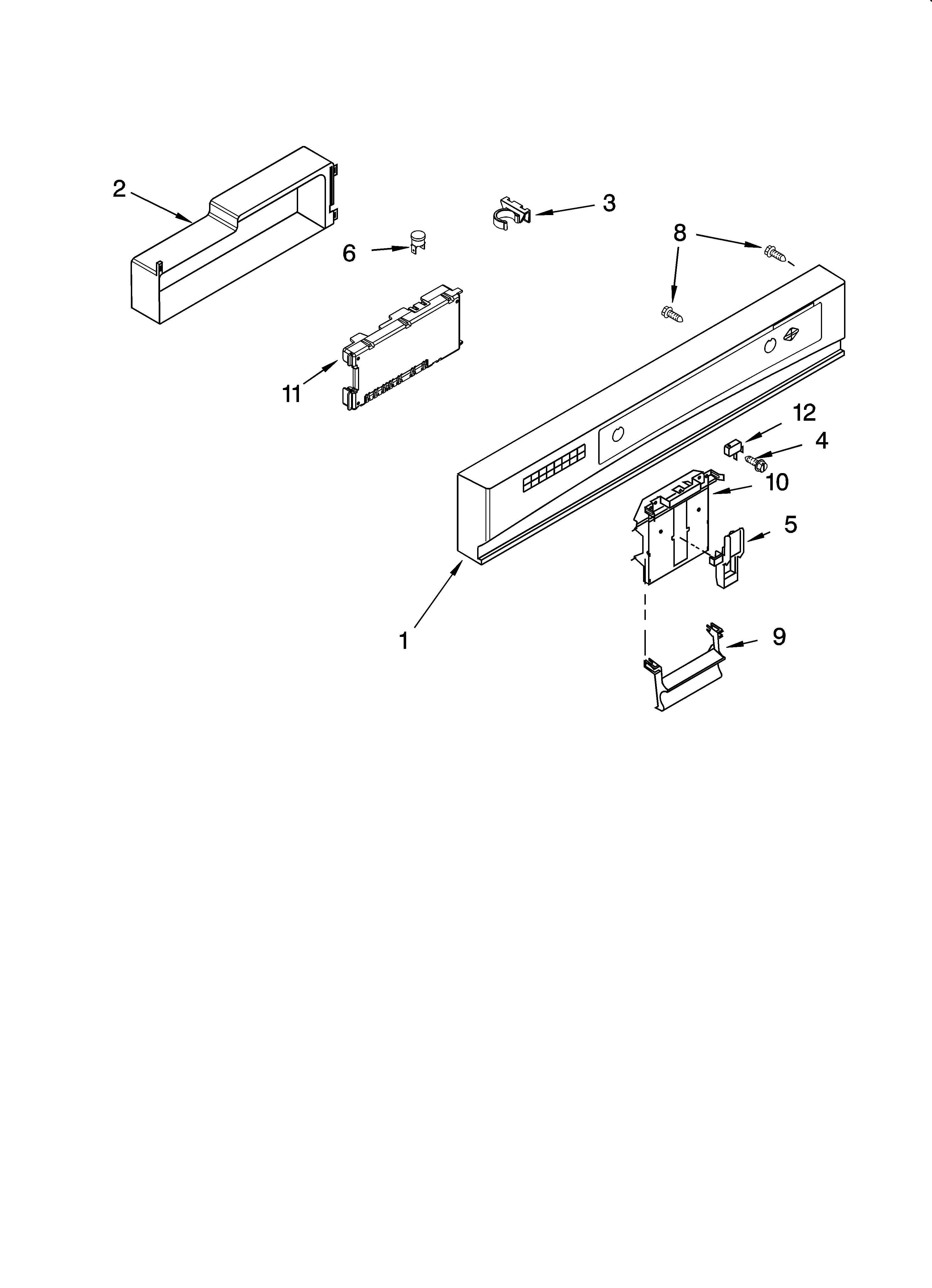 Control panel parts