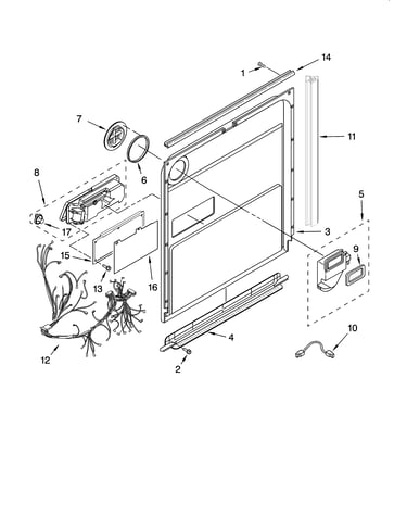 Door and latch parts