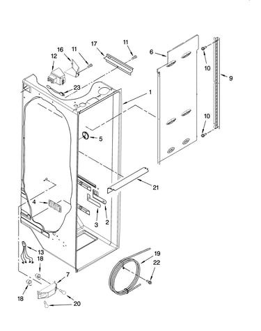 Refrigerator liner parts