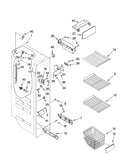 Freezer liner parts