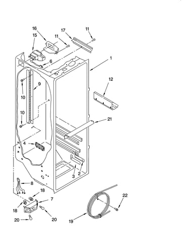 Refrigerator liner parts