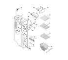 Kenmore 10657966700 freezer liner parts diagram