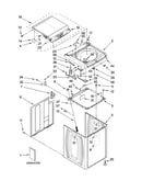 Top and cabinet parts