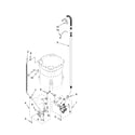 Kenmore Elite 11027062601 pump parts, optional parts (not included) diagram