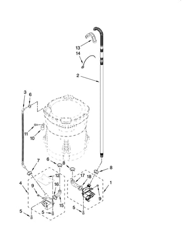 Pump parts, optional parts (not included)