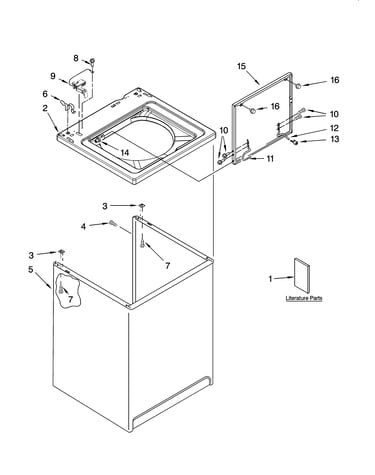 Top and cabinet parts