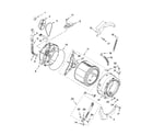 Kenmore 11047566600 tub and basket parts, optional parts (not included) diagram