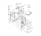 Kenmore 11047581600 top and cabinet parts diagram